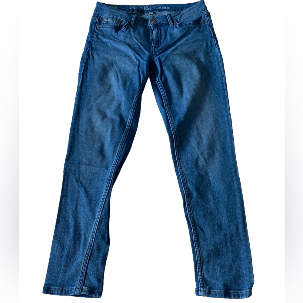 🌟2/20$ CALVIN KLEIN Blue Light Ankle Skinny Jeans